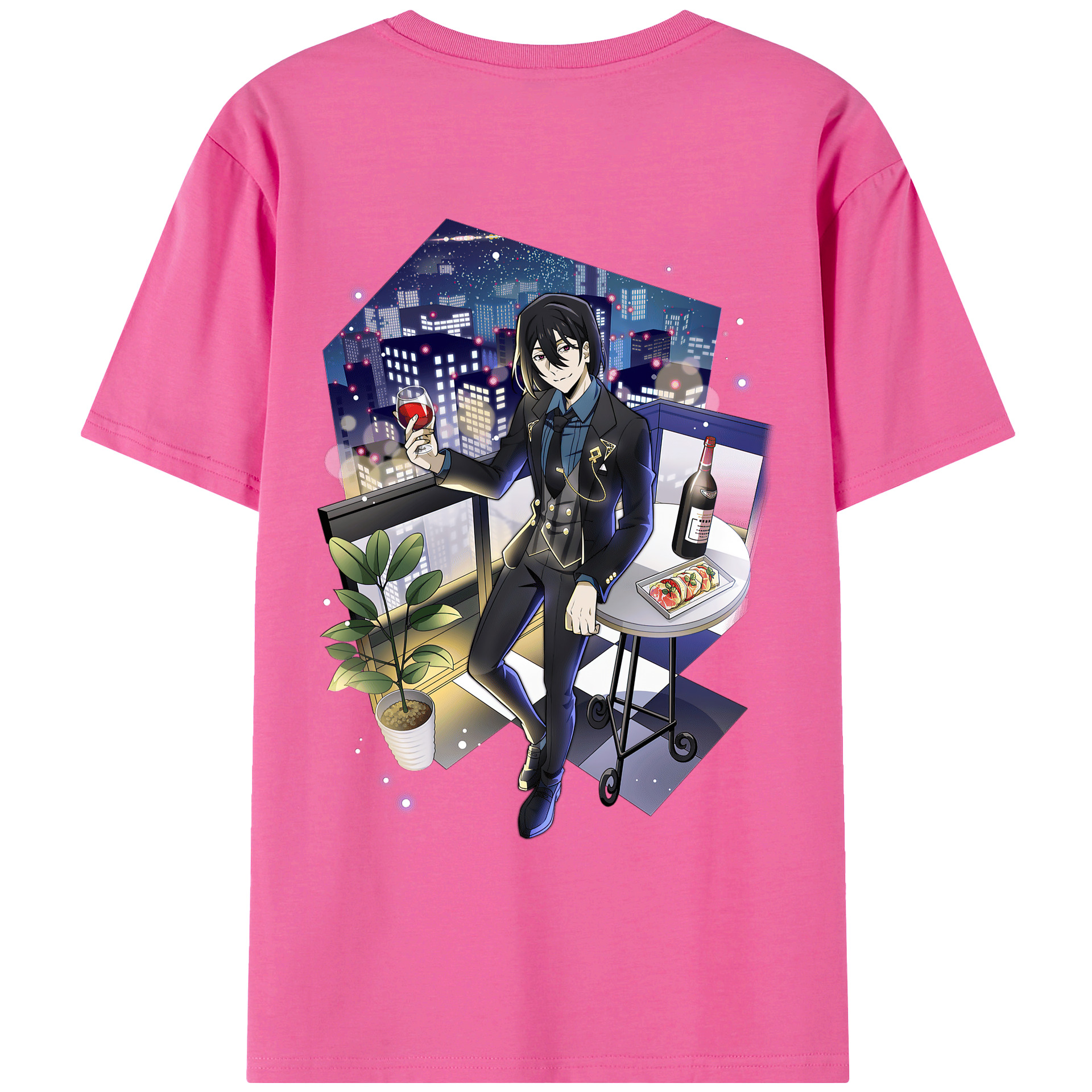 （画像用） 文豪ストレイドッグス Bungo Stray Dogs レディース半袖Tシャツ(バックプリント)